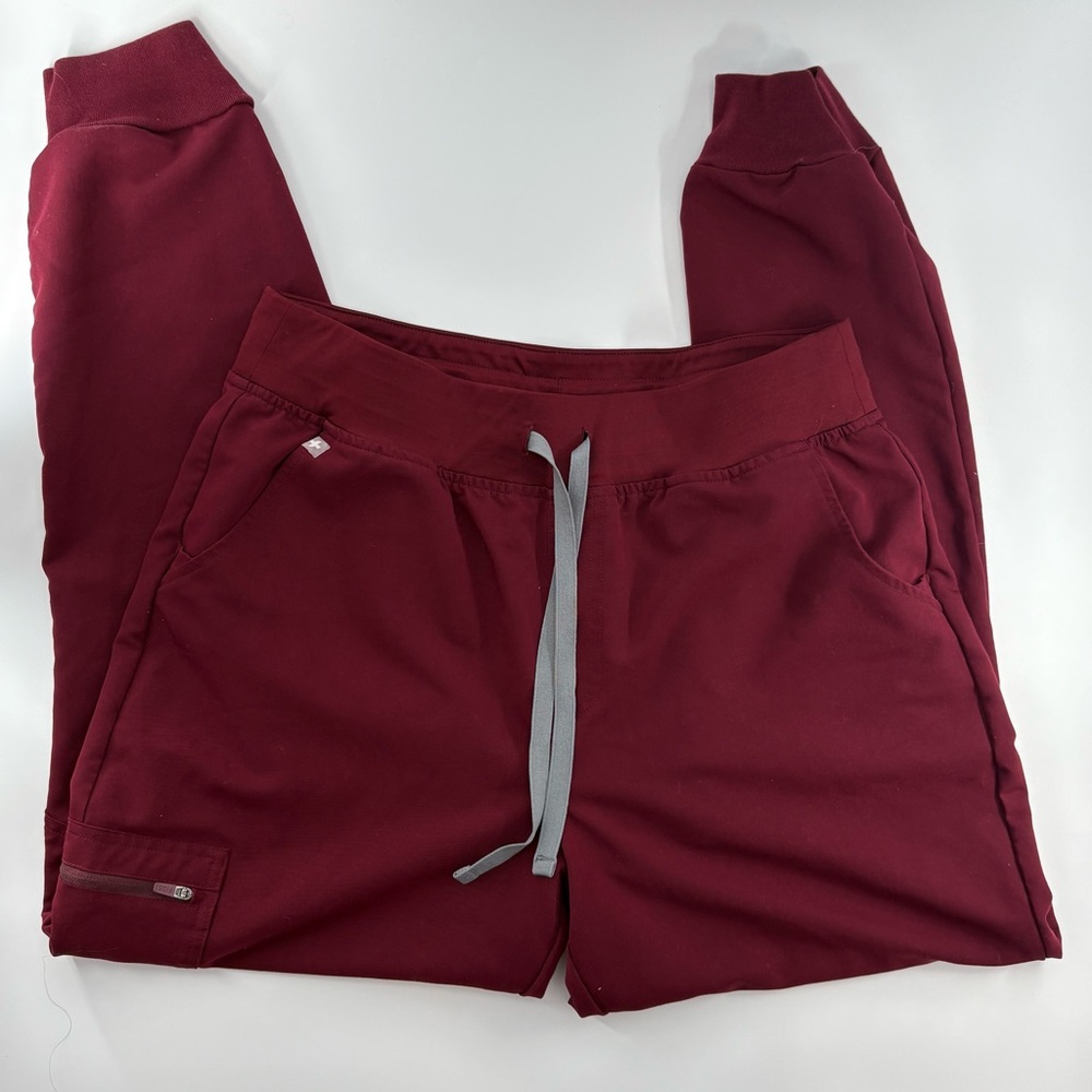 Figs Women’s Technical Collection Large Maroon Jo… - image 1